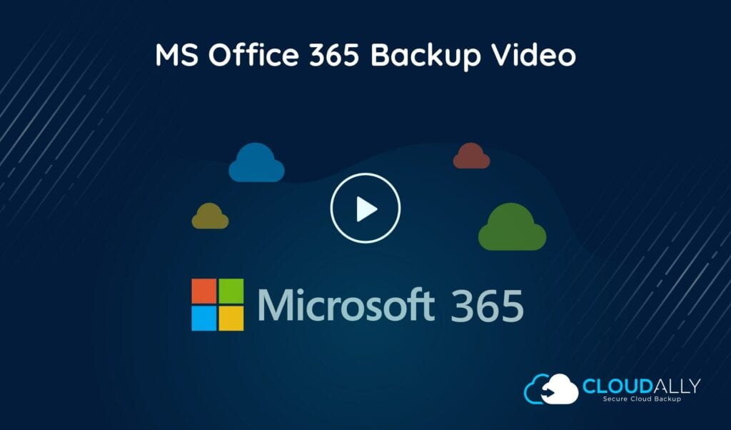 Office 365 Backup Video Demo | CloudAlly