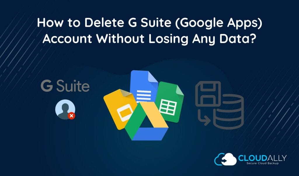 how to delete g suite account