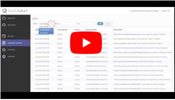 CloudAlly dashboard video | CloudAlly