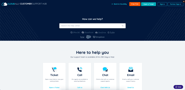 How can we help? | CloudAlly