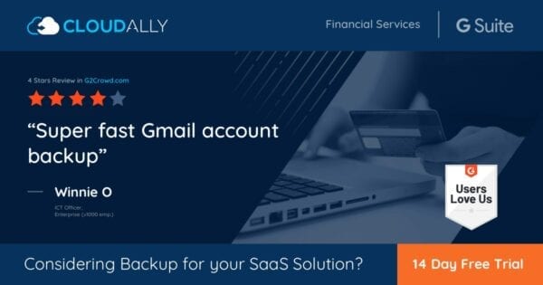 Financial Services review | CloudAlly