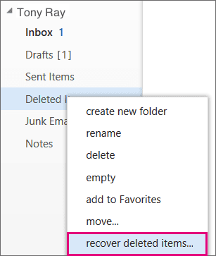 how to undo a deleted task in outlook