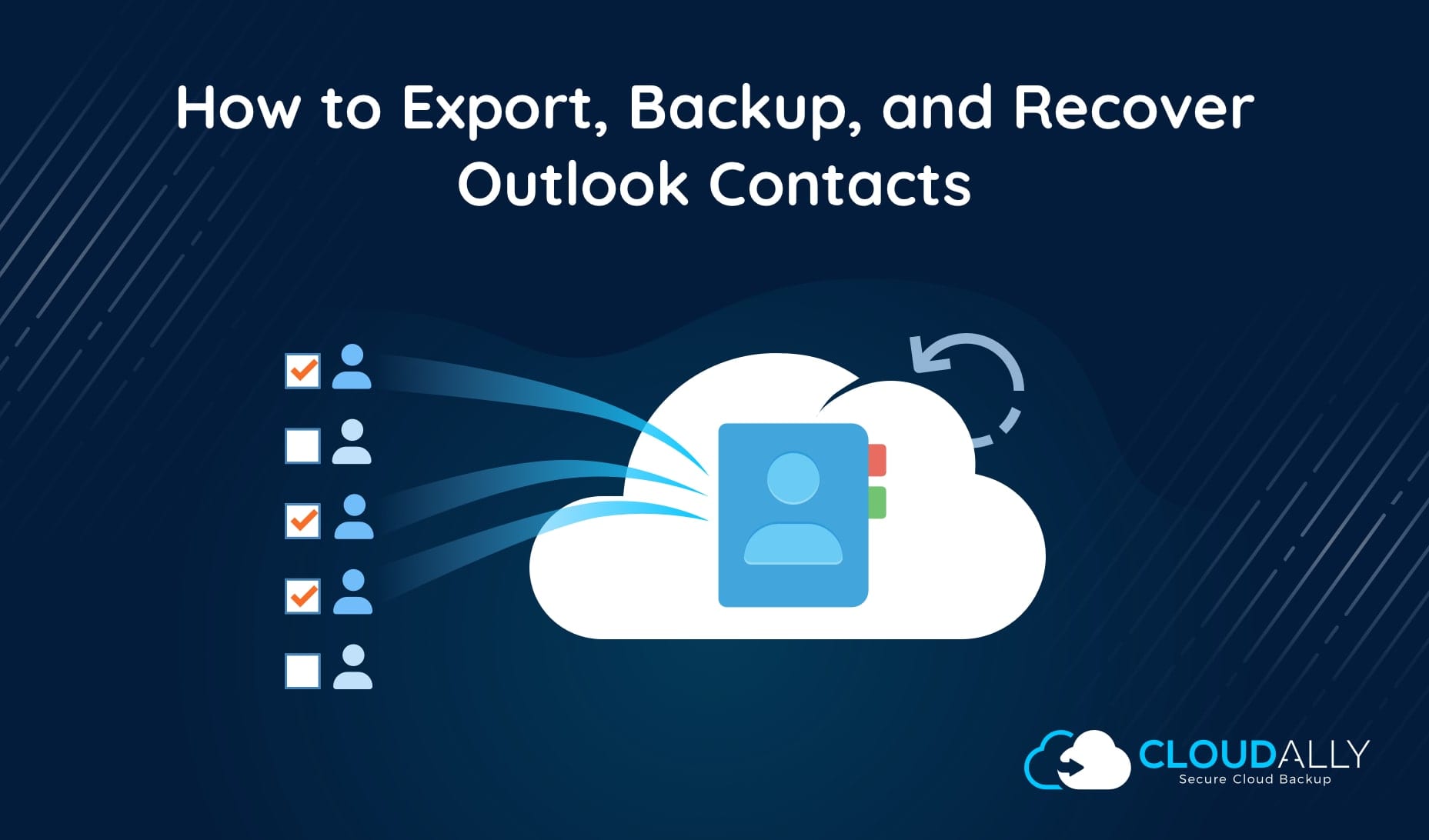 backup and recover microsoft 365 contacts | CloudAlly