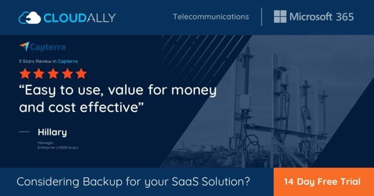 Microsoft 365 for Telecommunications | CloudAlly