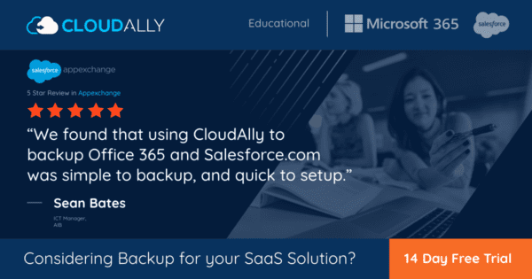 Microsoft 365 and Salesforce for Educational Institutions | CloudAlly