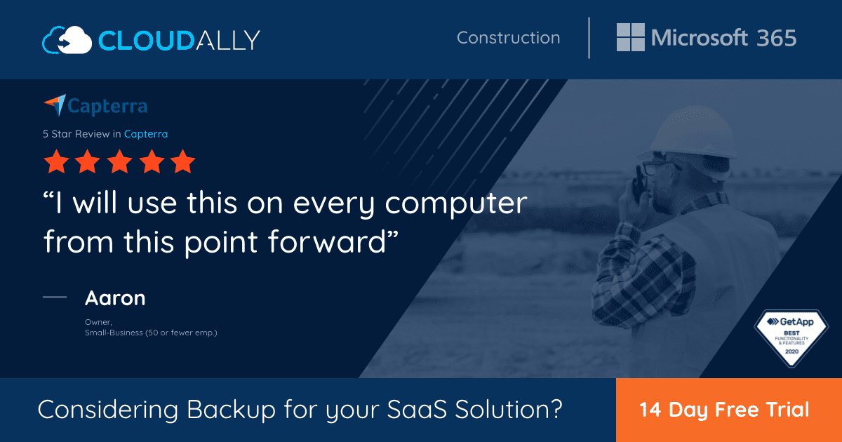 Microsoft 365 for Construction | CloudAlly