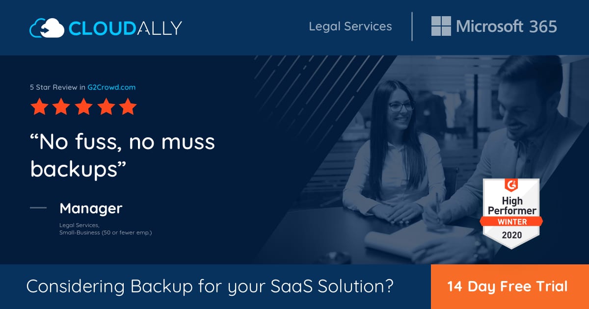 Microsoft 365 for Legal Services | CloudAlly