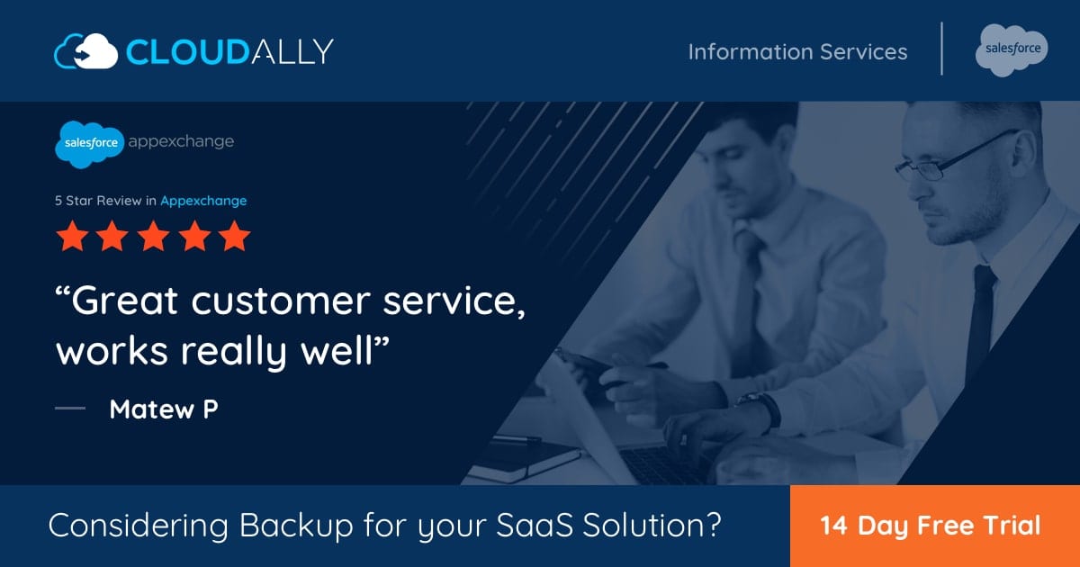 Salesforce for Information Services | CloudAlly