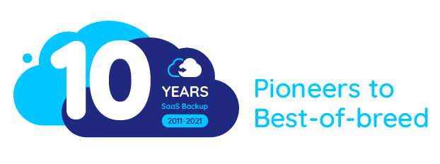 10 years of SaaS Backup | CloudAlly