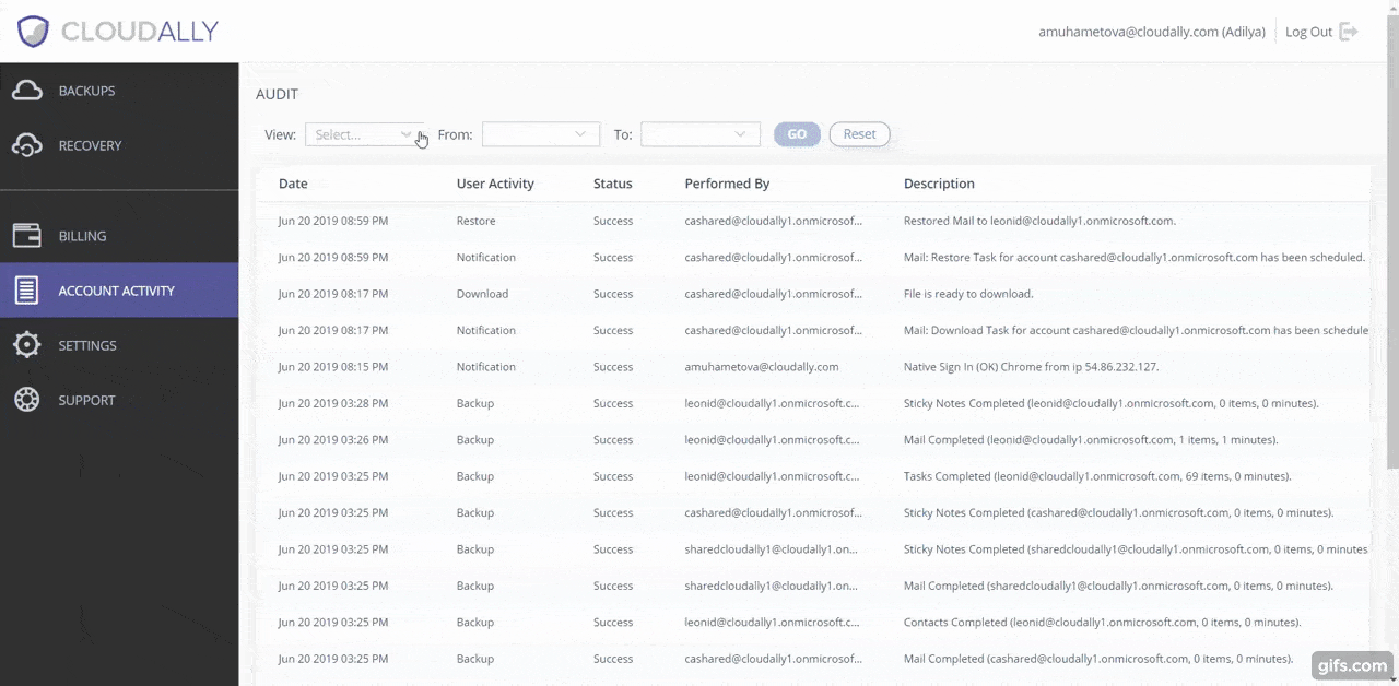 Microsoft 365 gif | CloudAlly