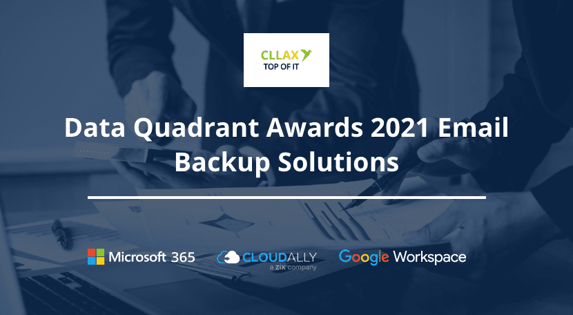 Data Quadrant Awards 2021 Email Backup Solutions | CloudAlly