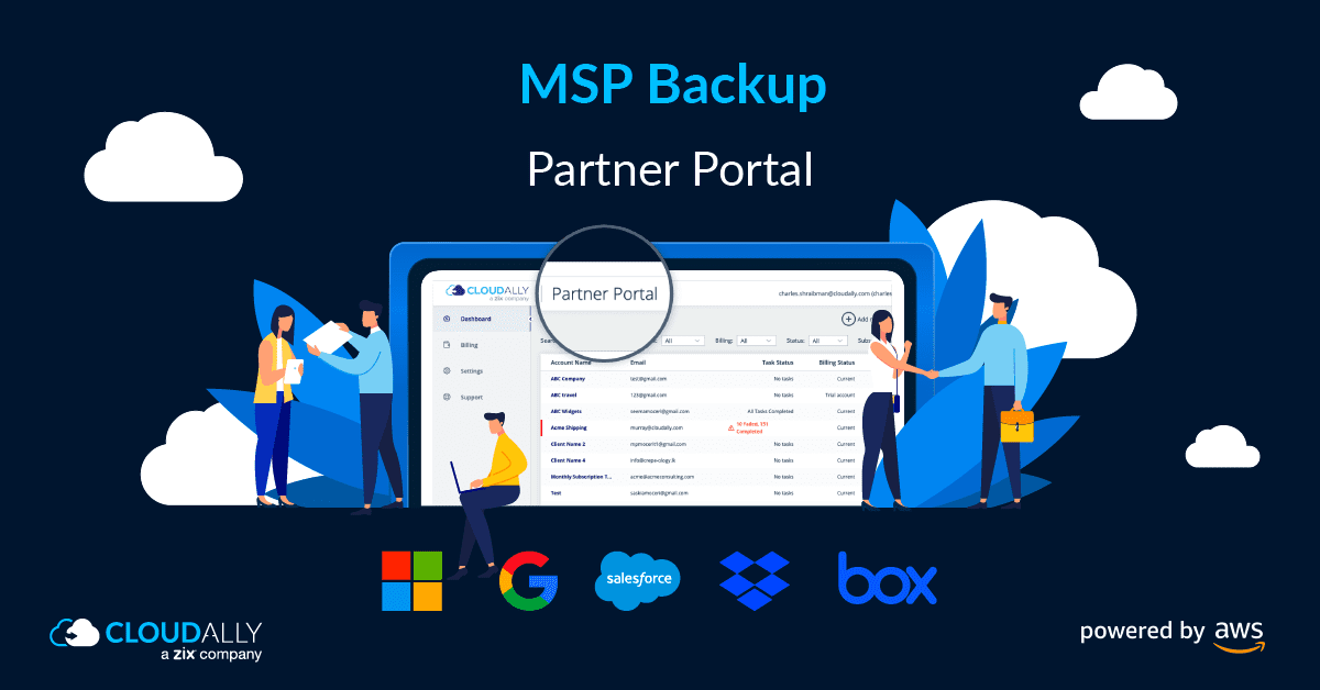 Best MSP Backup Solution Partner Portal | CloudAlly