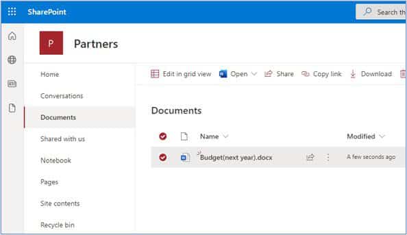 native sharepoint online backup