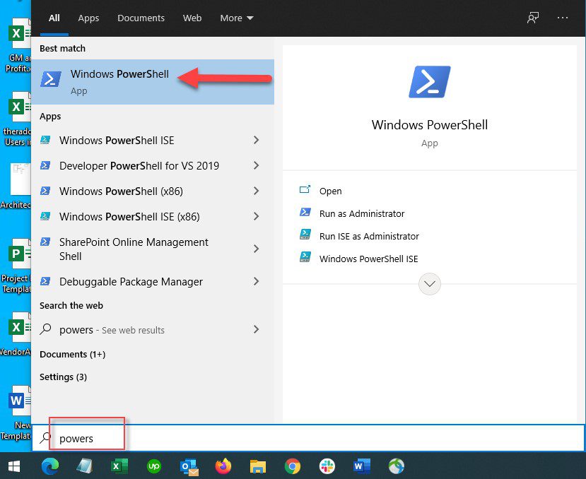 setup sharepoint retention policy with powershell