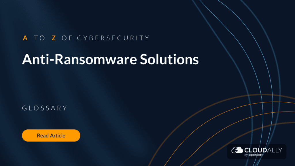 anti-ransomware solutions