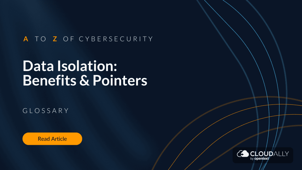 data isolation backups
